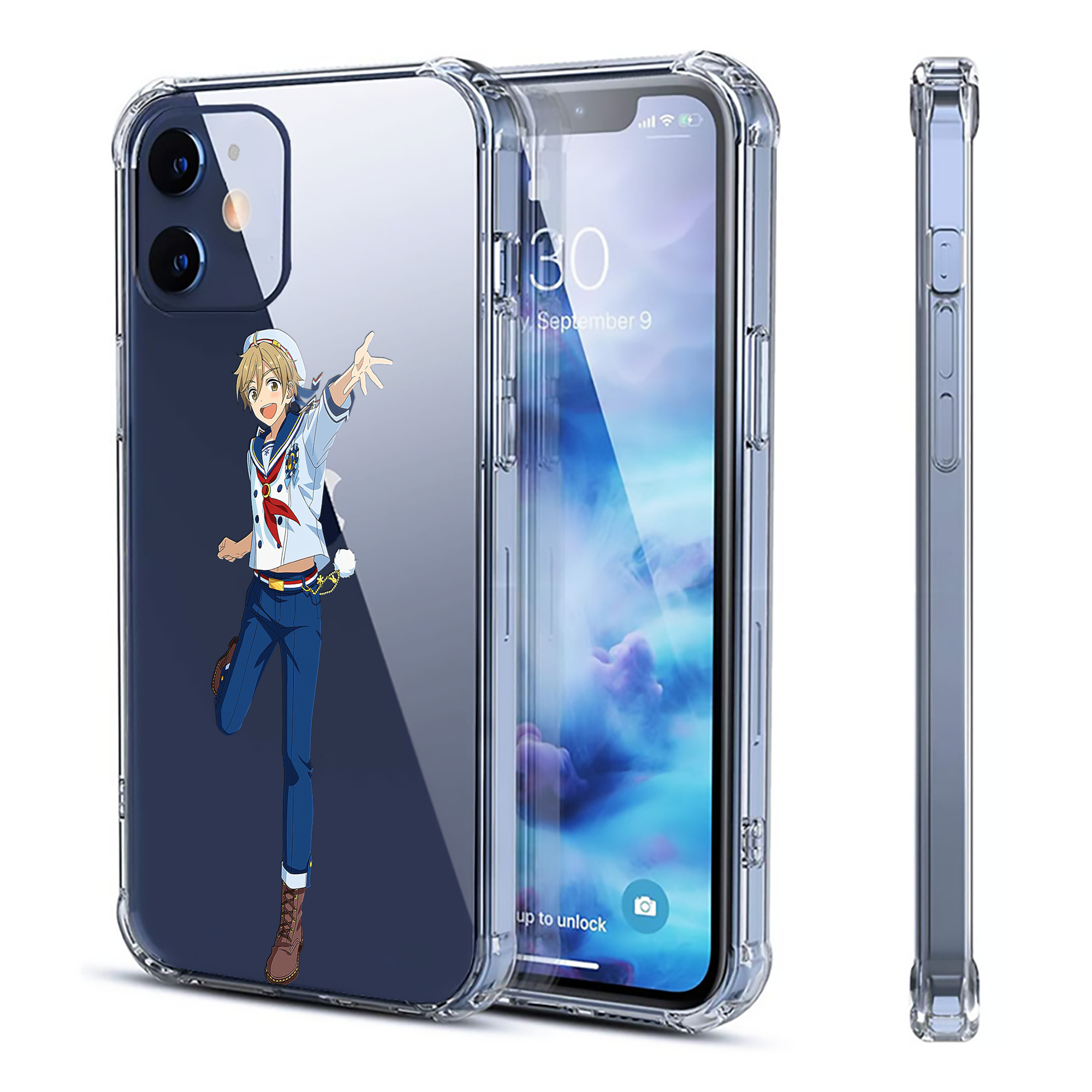 （画像用） あんさんぶるスターズ! Ensemble Stars 【iPhone 12シリーズ対応】透明スマホケース（クリアソフトケース）